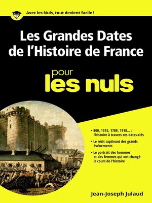 cover image of Les grandes dates de l'histoire de France pour les Nuls poche